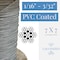 Laureola Industries 1/16" to 3/32" PVC Coated Clear Color Galvanized Cable 7x7 Strand Aircraft Cable Wire Rope, 1000 ft ZAG116332-77-GPC-1000 - alternate 2
